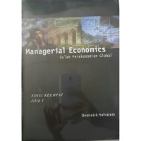 Managerial Economics Dalam Perekonomian Global Jilid 1