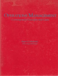 operations Management (contemporary concepts and cases)