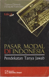 Pasar modal di indonesia (pendekatan tanya jawab)