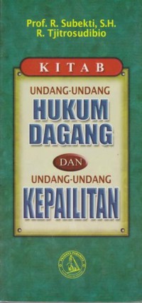 Kitab undang-undang hukum dagang dan kepailitan