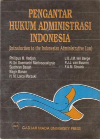 pengantar hukum administrasi indonesia